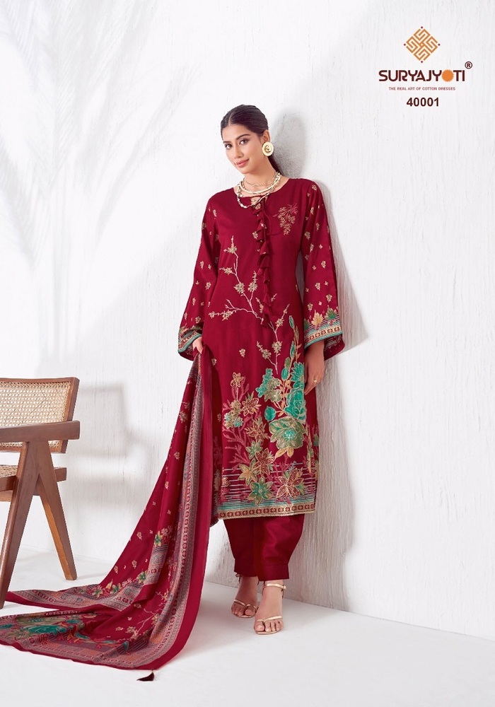 Suryajyori Kaara Advance Vol-4  Dress Material