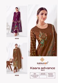Suryajyori Kaara Advance Vol-4  Dress Material