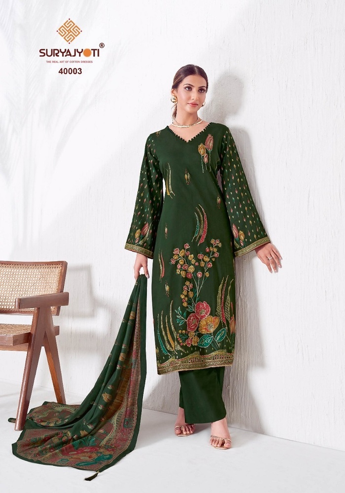 Suryajyori Kaara Advance Vol-4  Dress Material