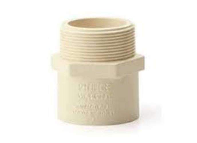 Reducing Mta Insert - Cpvc Material, Hot-rolled Design, High Working Pressure | Reducing Shape For Easy Pipe Connection And Installation