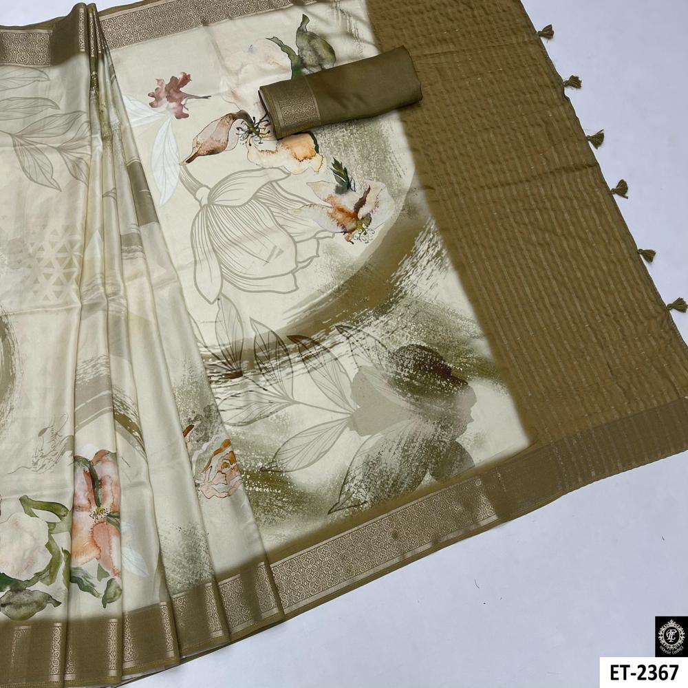  Floral Design Saree