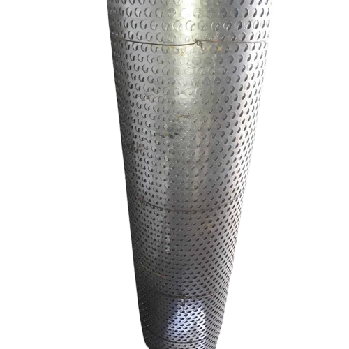 Stainless Steel Perforated Sheet - Color: Silver