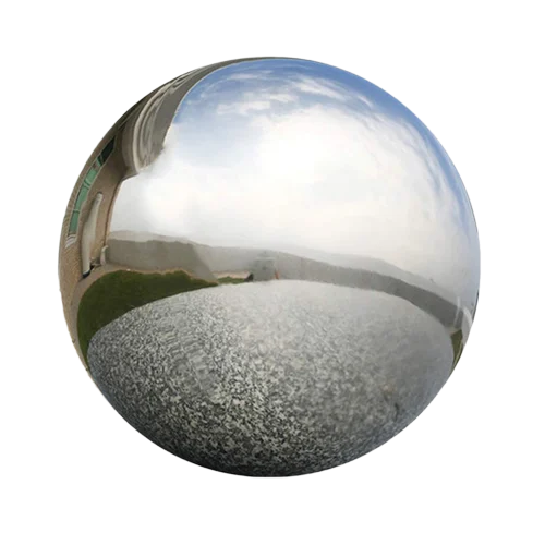Stainless Steel Square Hollow Ball - Color: Silver