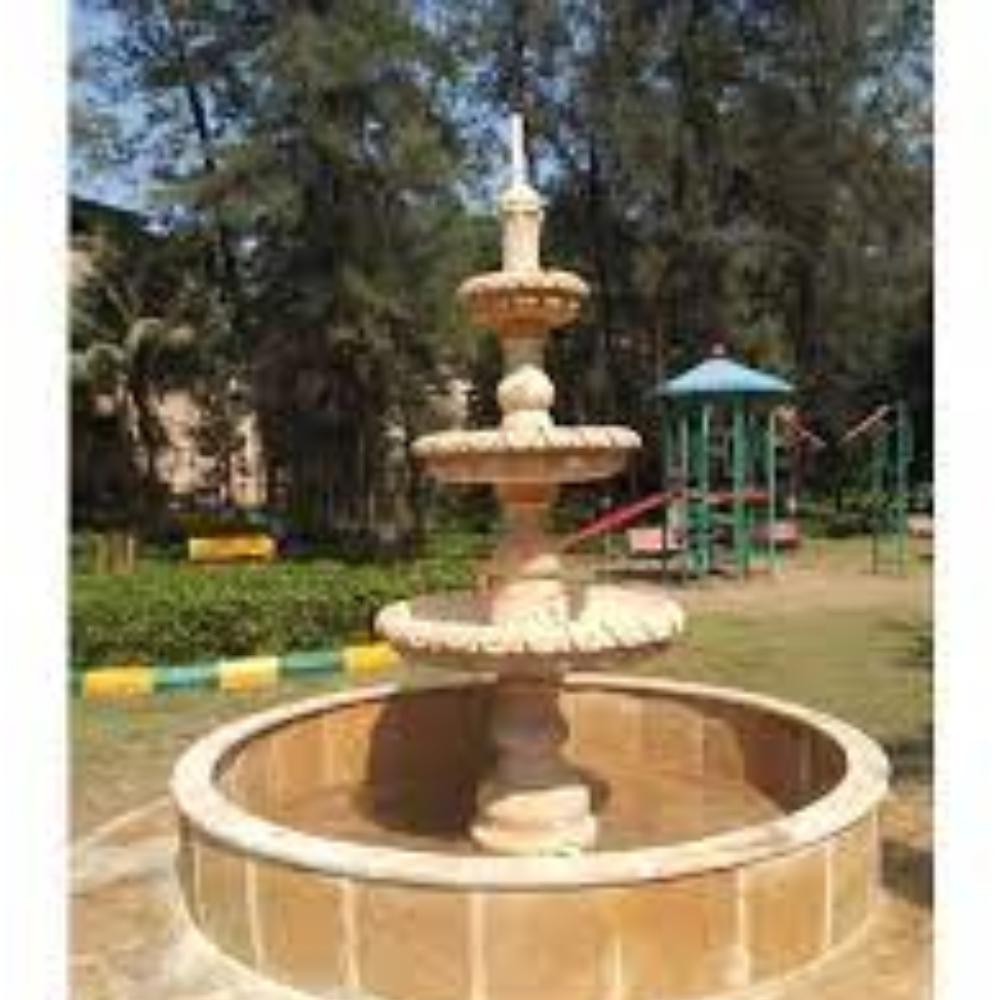 stone 3 tier water fountain