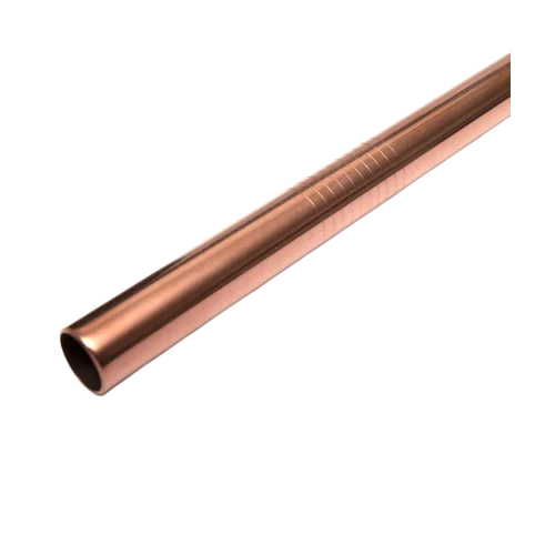 Erw Polish Pipe Slot Gold Rose Pipe - Length: 3 Meter Meter (M)