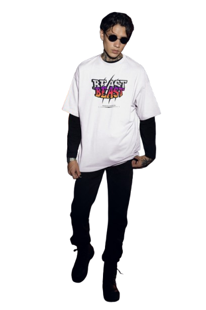 Printed Terry Cotton T-Shirt