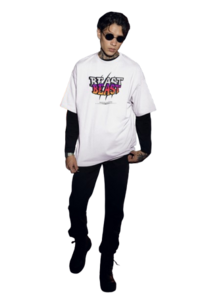 Printed Terry Cotton T-Shirt