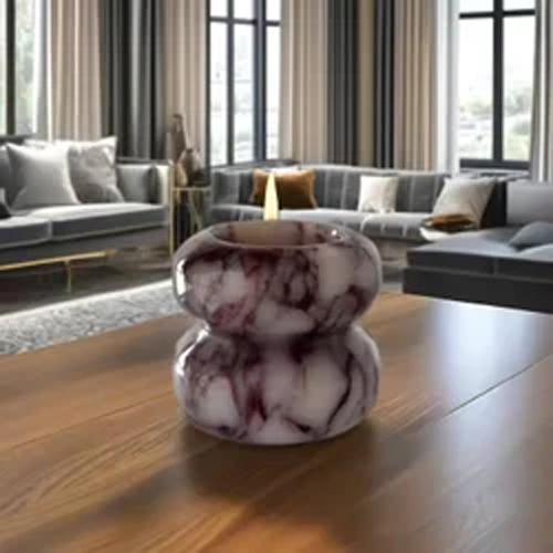 Marble Candle Jar