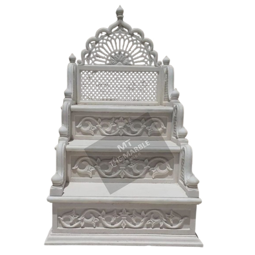 3 Feet White Marble Mimber