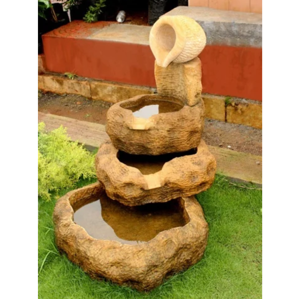 Handmade Garden Stone Fountain