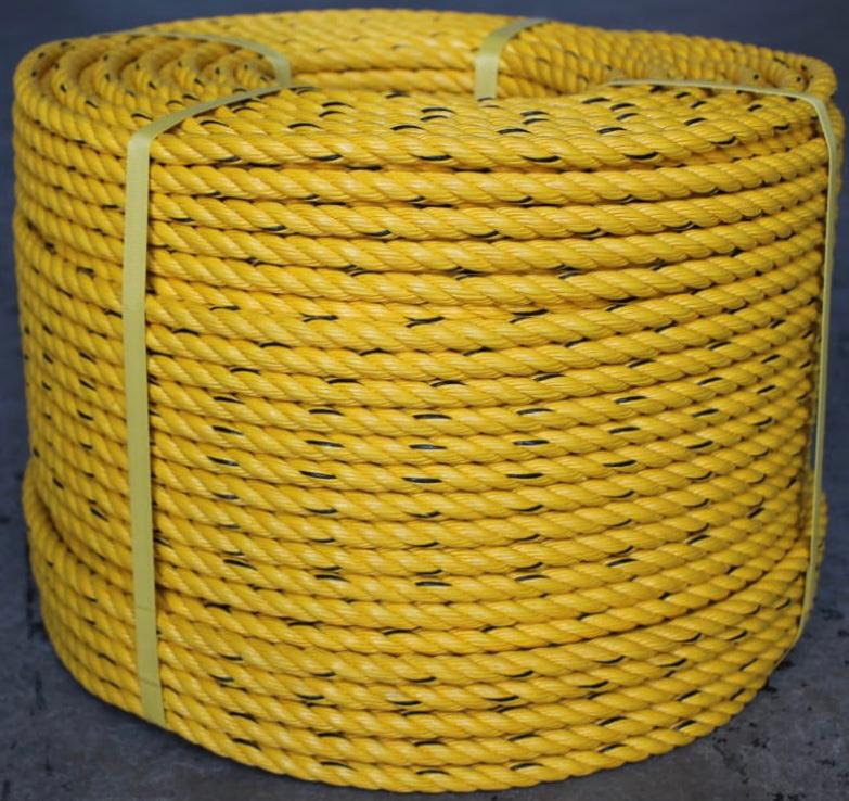 Pp Twine Rope - Polypropylene Material, Up To 200m Length, Width 3 To 28mm, Twisted Style, Versatile For Commercial Applications