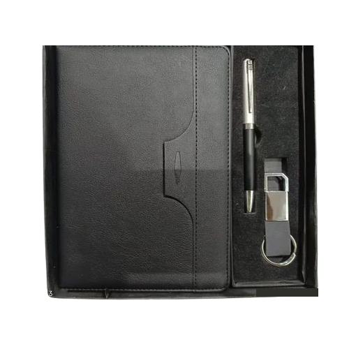 Corporate Diary Gift Set - Color: Black