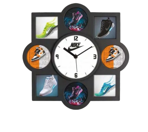 Promotional Plastic Wall Clock - Color: Black
