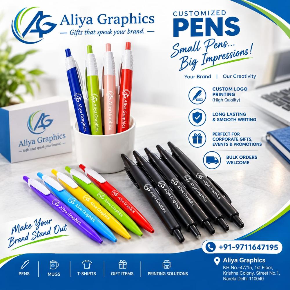 Promotional Plastic Pen - Color: Multicolor