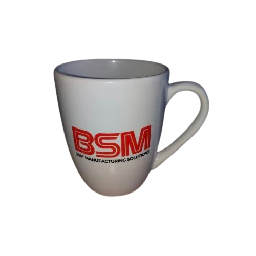 Printed Coffee Mug - Color: White