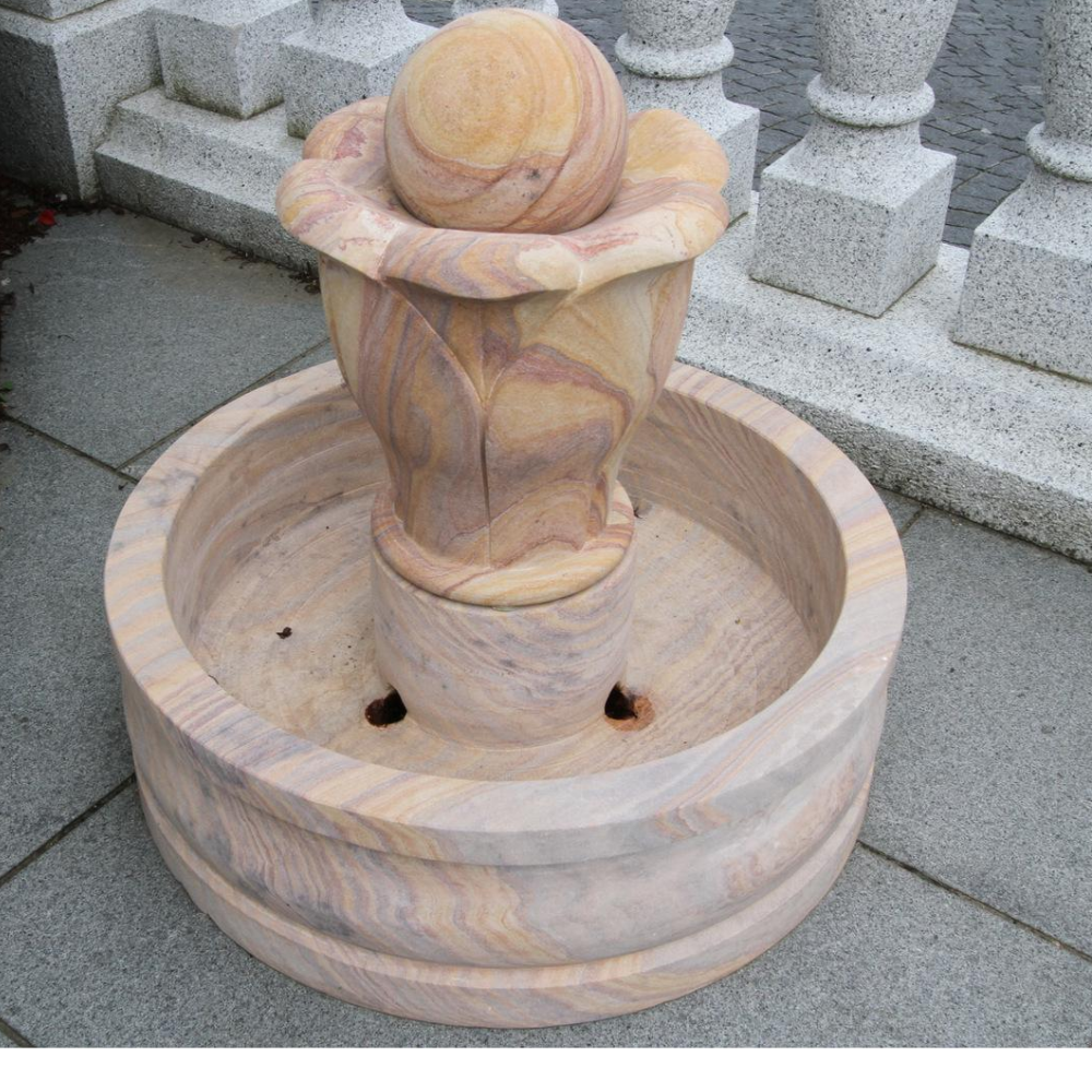 Carving Stone Water Fountain
