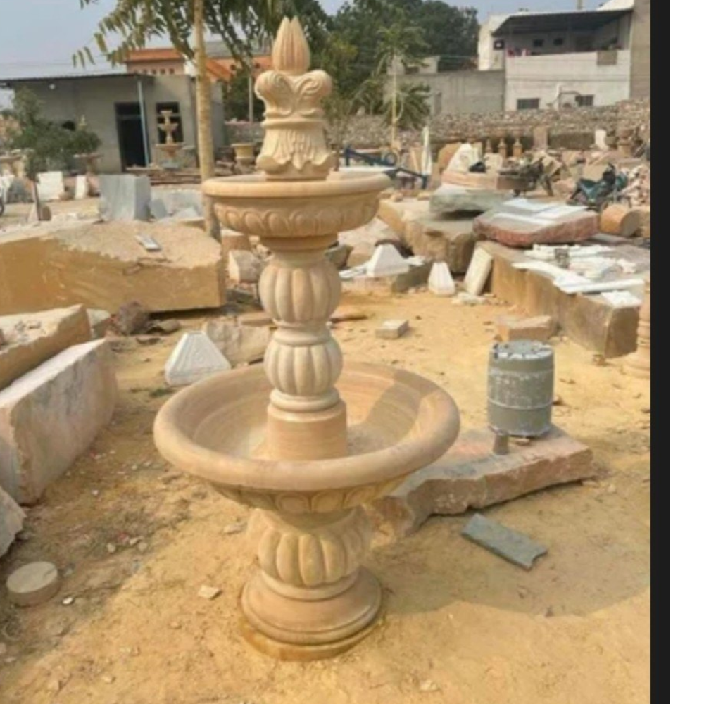 Carving Stone Water Fountain