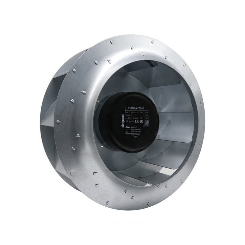 ebmpapst R3G280-AC66-30 48V DC 135W 2.85A 2000RPM 280mm Wind Power Precision Air Conditioner Centrifugal Cooling Fan