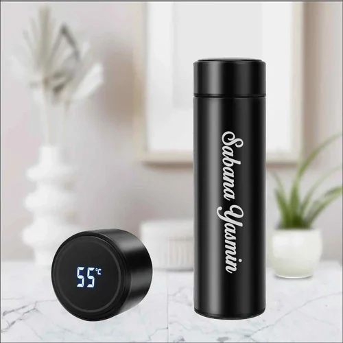 Personalized Water Bottle - Color: Black