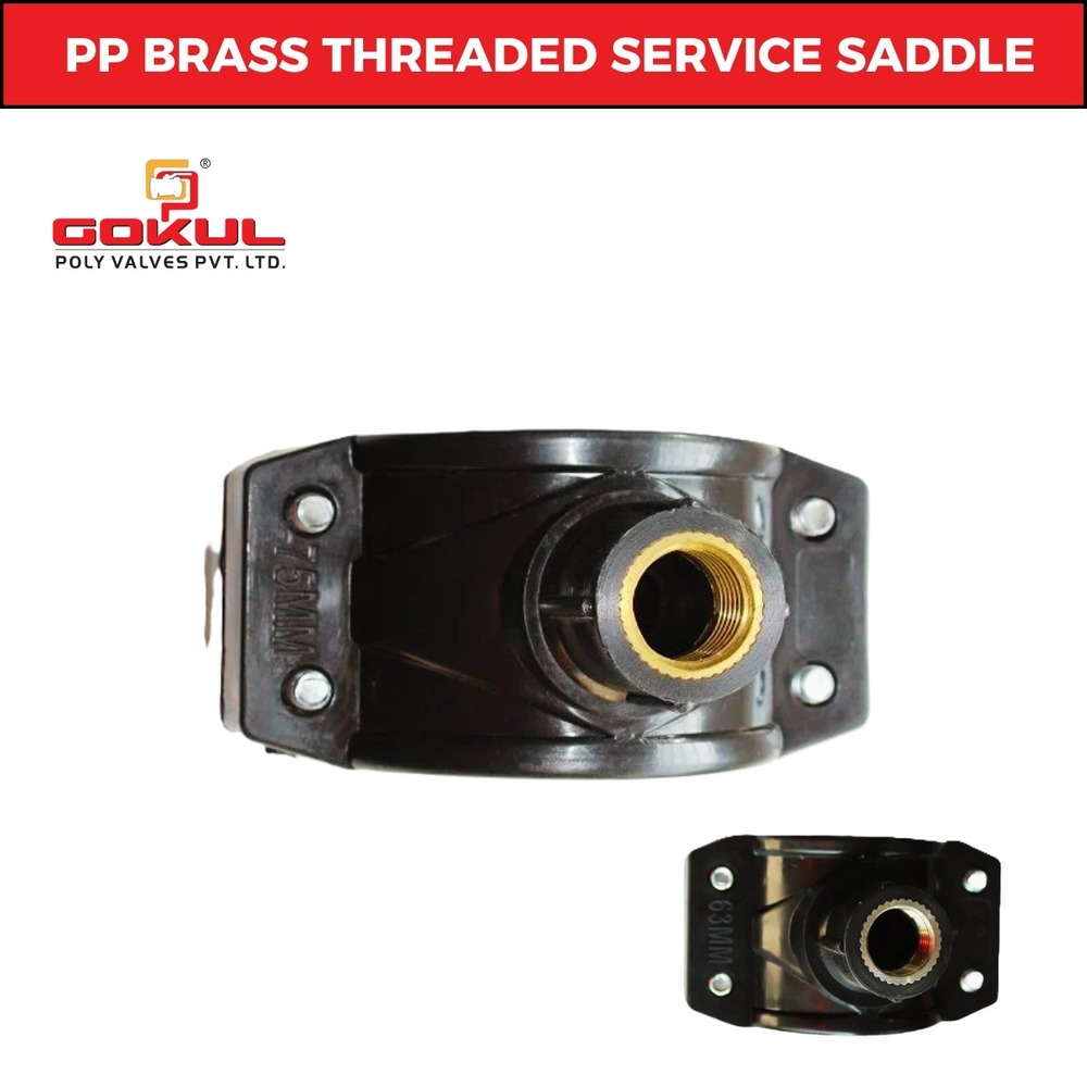 Pp Brass Threaded Service Saddle - Application: Industrial & Water Line