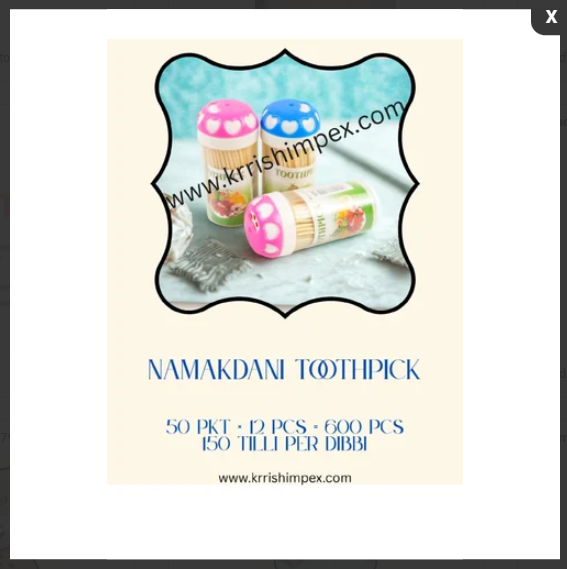 IMPORTED NAMAKDANI TOOTHPICK