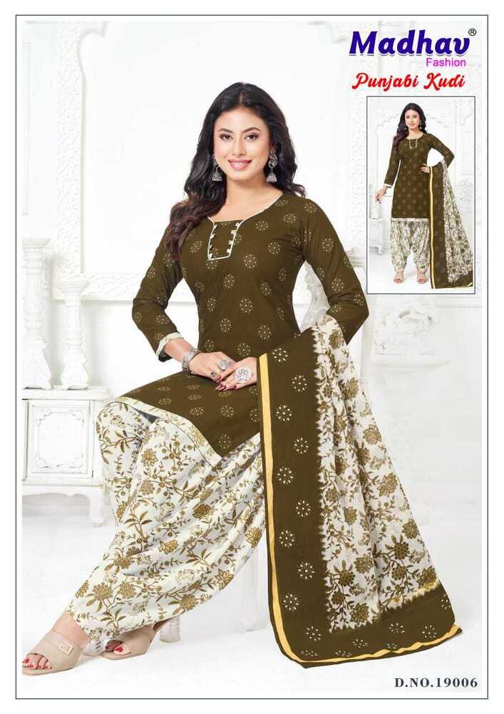 Madhav Punjabi Kudi Vol-19  Dress Material