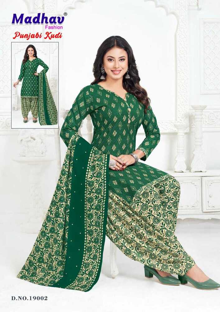 Madhav Punjabi Kudi Vol-19  Dress Material