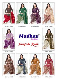 Madhav Punjabi Kudi Vol-19  Dress Material