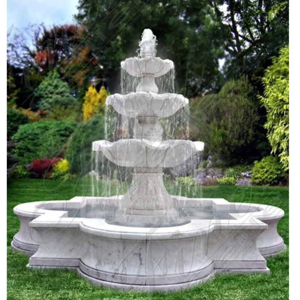 stylish carving marble fountain