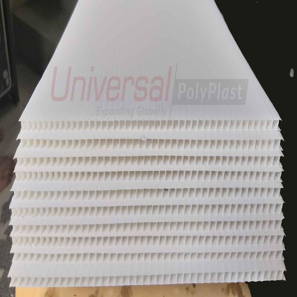 5mm Yellow PP Corrugated Sheet
