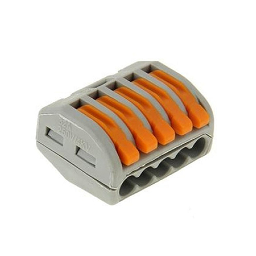 Pct Connector 5 Pole Wire Connector Spring Lock Lever - Application: Electrical