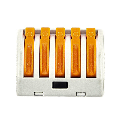 Pct Connector 5 Pole Wire Connector Spring Lock Lever - Application: Electrical