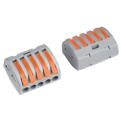 PCT Connector   5 Pole Wire Connector Spring Lock Lever