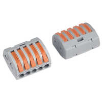 PCT Connector   5 Pole Wire Connector Spring Lock Lever