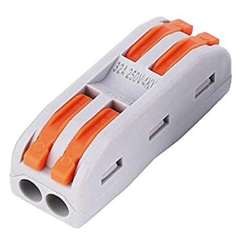 PCT Connector  2 Pole Wire Connector Spring Lock Lever