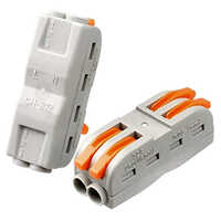 PCT Connector  2 Pole Wire Connector Spring Lock Lever