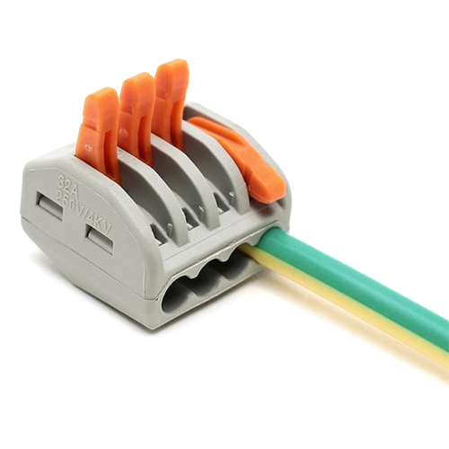 Pct Connector 4 Pole Wire Connector Spring Lock Lever - Application: Electrical