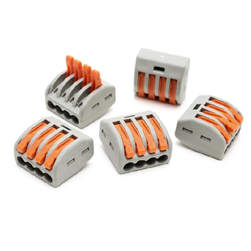 Pct Connector 4 Pole Wire Connector Spring Lock Lever - Application: Electrical