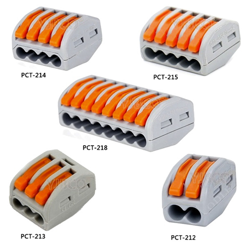 PCT Connector  8 Pole Wire Connector Spring Lock Lever
