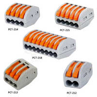 PCT Connector  8 Pole Wire Connector Spring Lock Lever