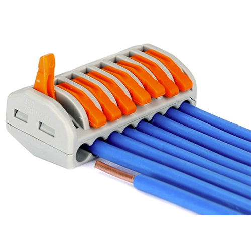 PCT Connector  8 Pole Wire Connector Spring Lock Lever