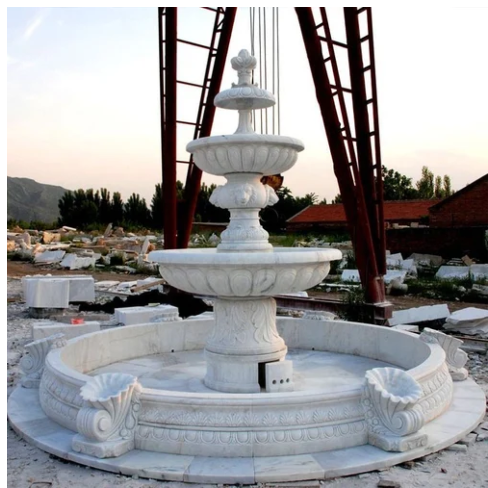Makrana Carving Marble Fountains