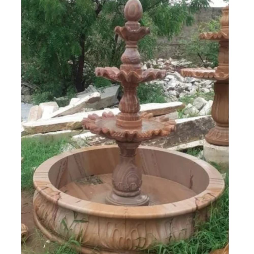Sandstone Carving Outdoor Fountain