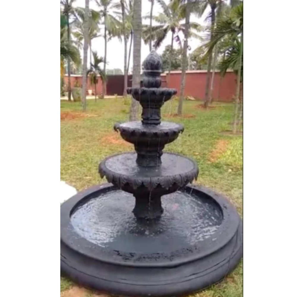 Black Marble Water Fountain
