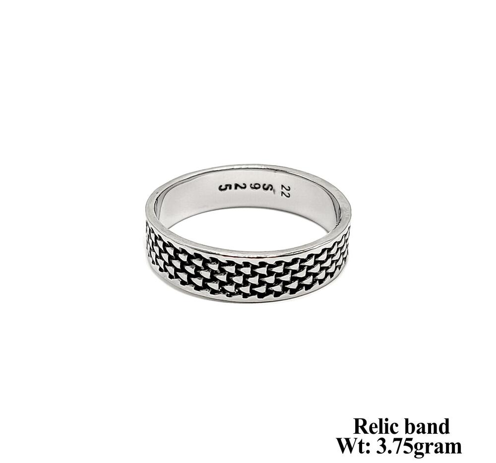 92.5 Silver Relic Band