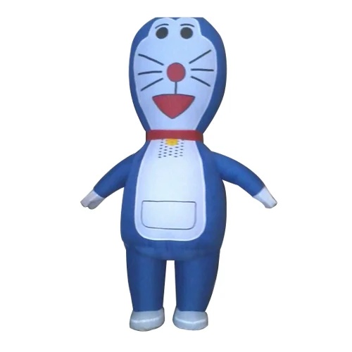 Doraemon Inflatable Walking Cartoon Character - Material: Pvc