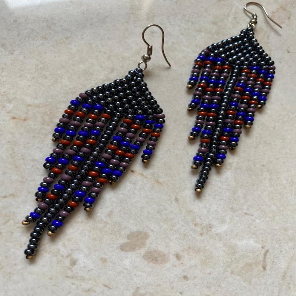 Dangler Earrings - Beads Colour: Multi Shades
