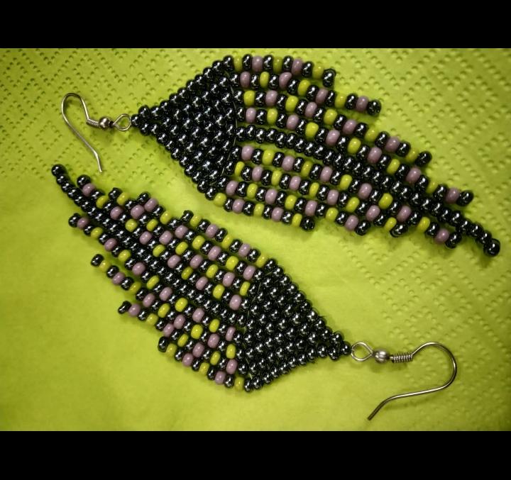 Dangler Earrings - Beads Colour: Multi Shades
