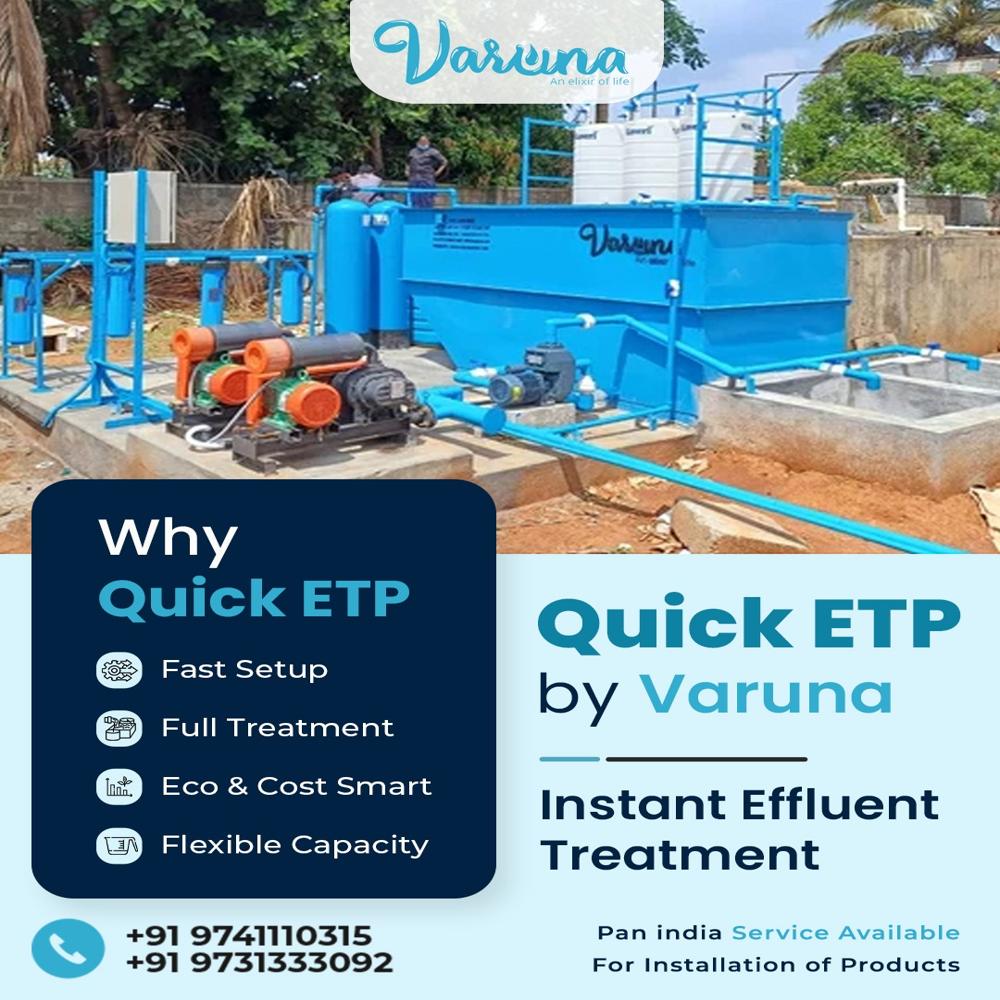 Quick Effluent Treatment Plant - Material: Cast Iron