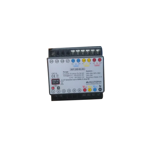 Multispan Avf-19D-B1-N0 Vaf Meter - Color: Black
